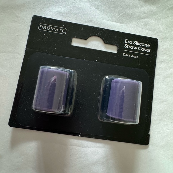 NEW! BRUMATE Dark Aura Purple Magnetic Era Straw Covers Set of 2 New in Package! - Picture 9 of 12